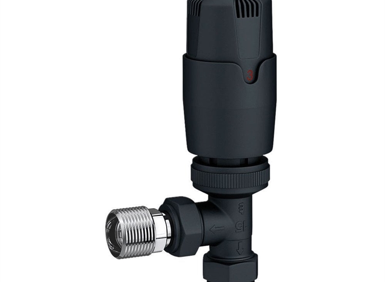 Thermostatic Radiator Valves (pair) - Anthracite